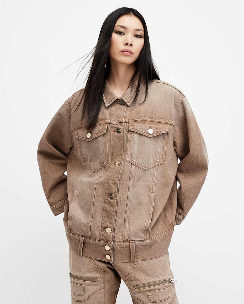 Willow Oversized Denim Trucker Jacket