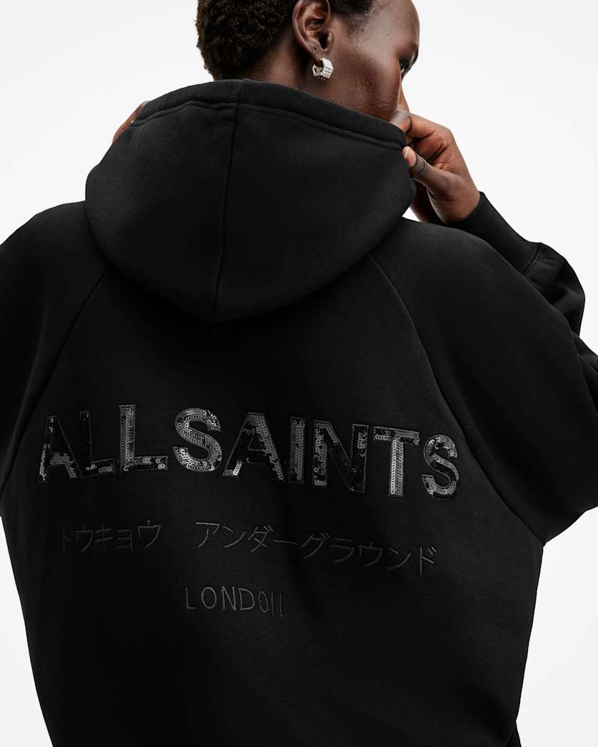 Talon Underground Sequin Oversized Hoodie
