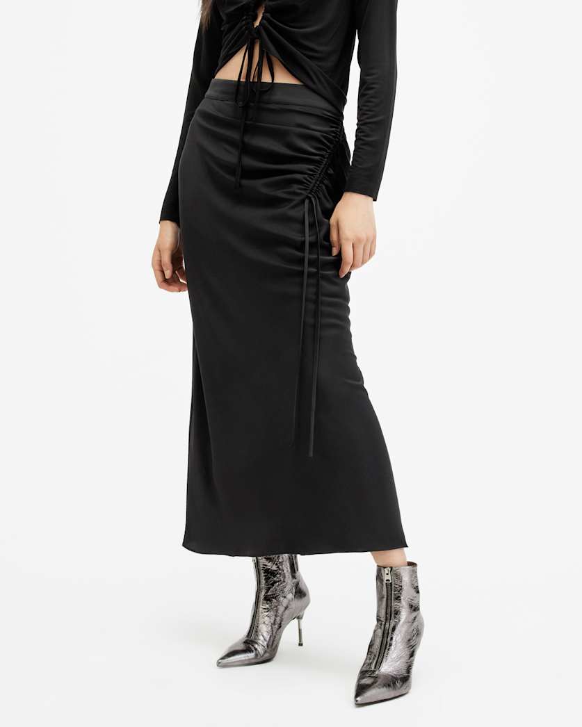 Alexia Gathered Maxi Skirt
