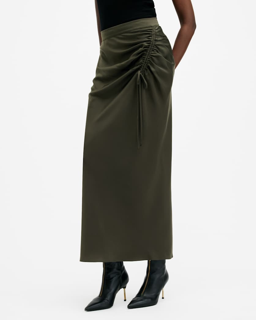 Alexia Gathered Maxi Skirt