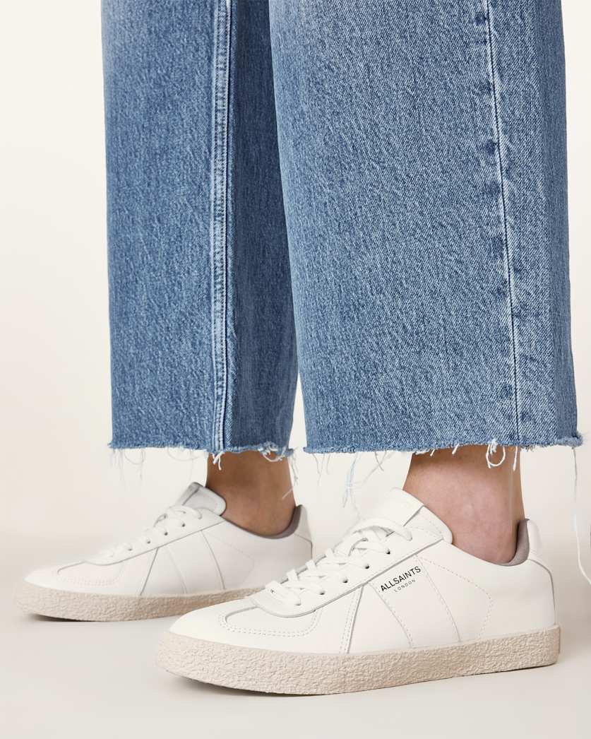 Jaimee Low Top Leather Trainers