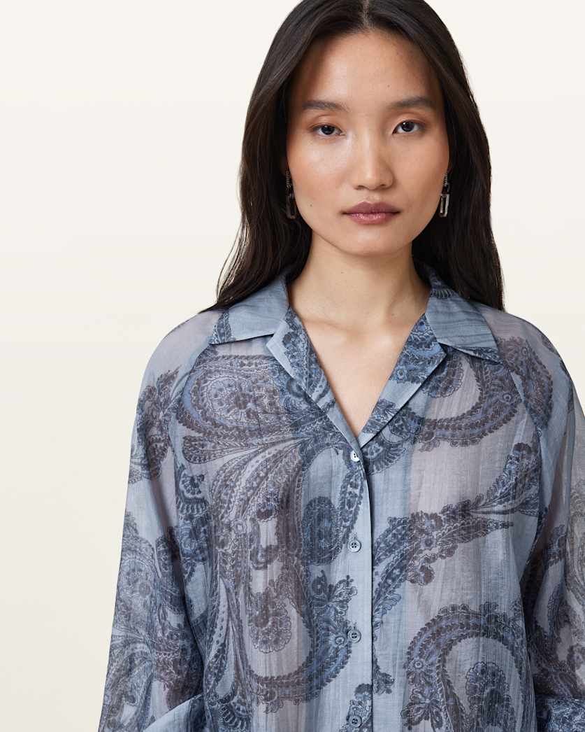 Isla Printed Long Sleeve Shirt