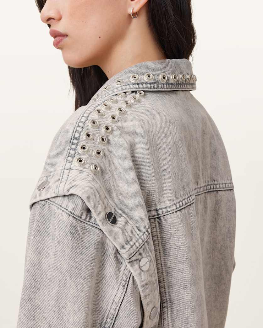 Chlo Studded Denim Jacket