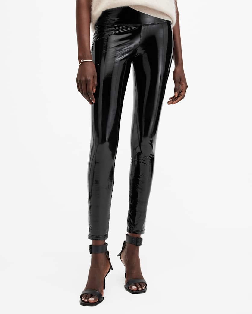 Cora High-Rise Shine Leggings
