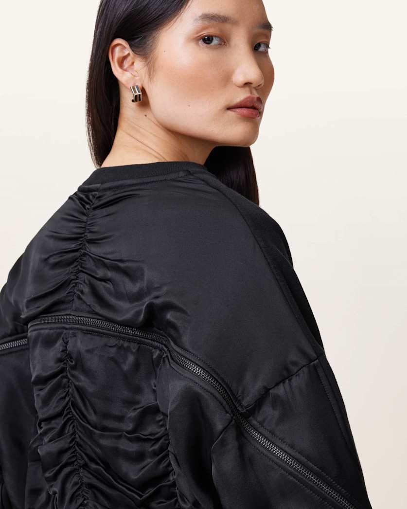 Peggy Zip Sleeve Relaxed Fit Sweatshirt