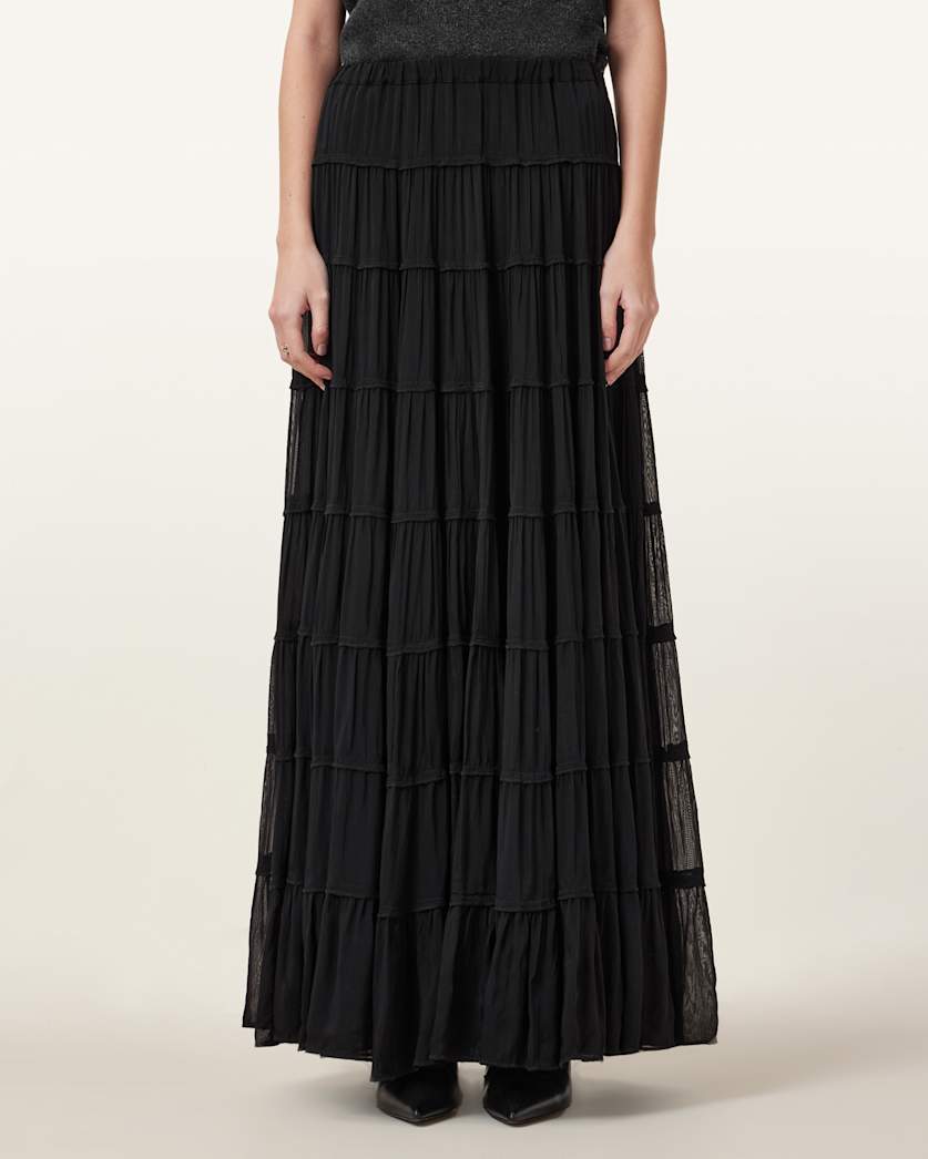 Eva Tiered Maxi Skirt