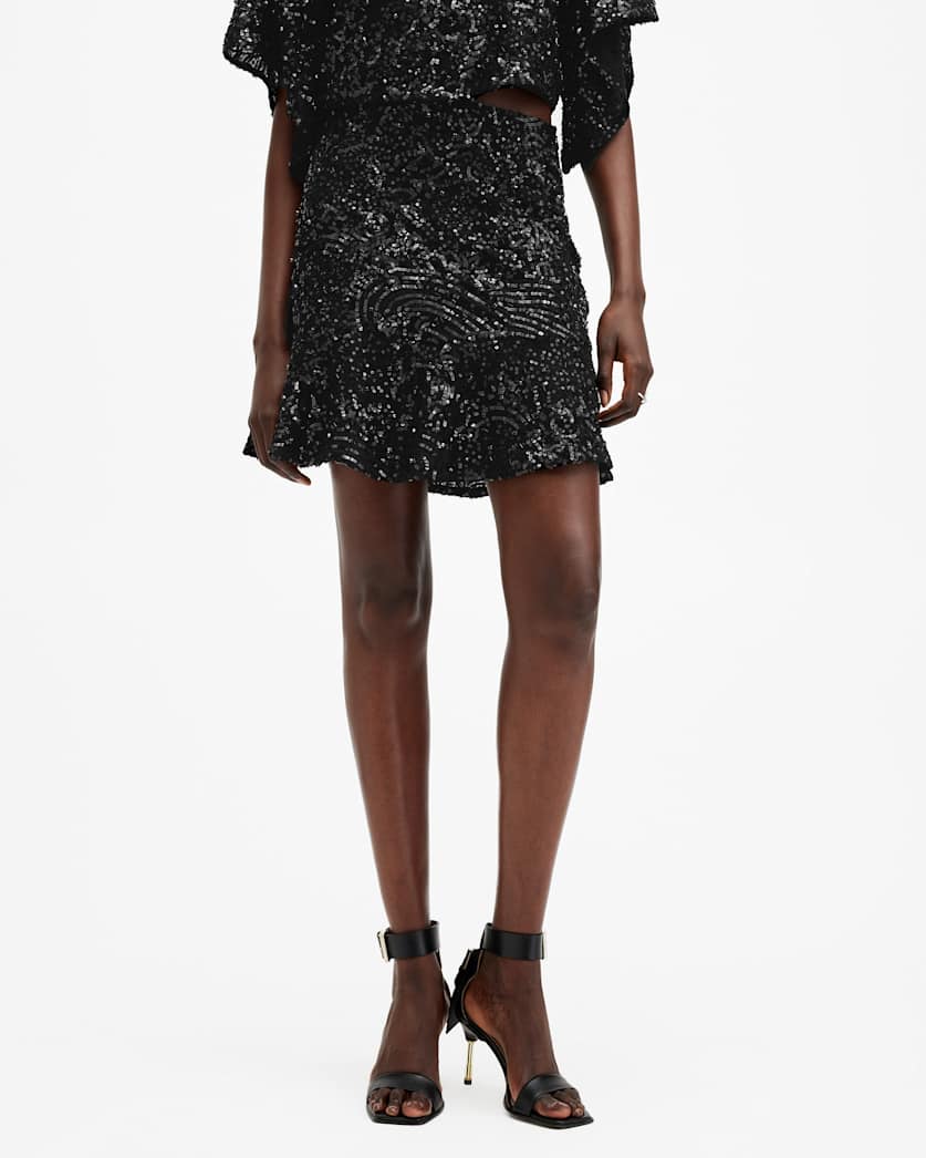 Ivy Embellished Mini Skirt