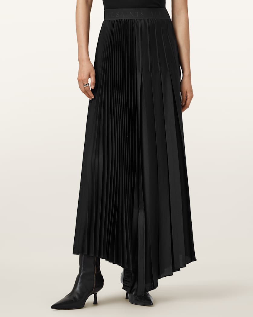 Jax Pleated Midi Skirt