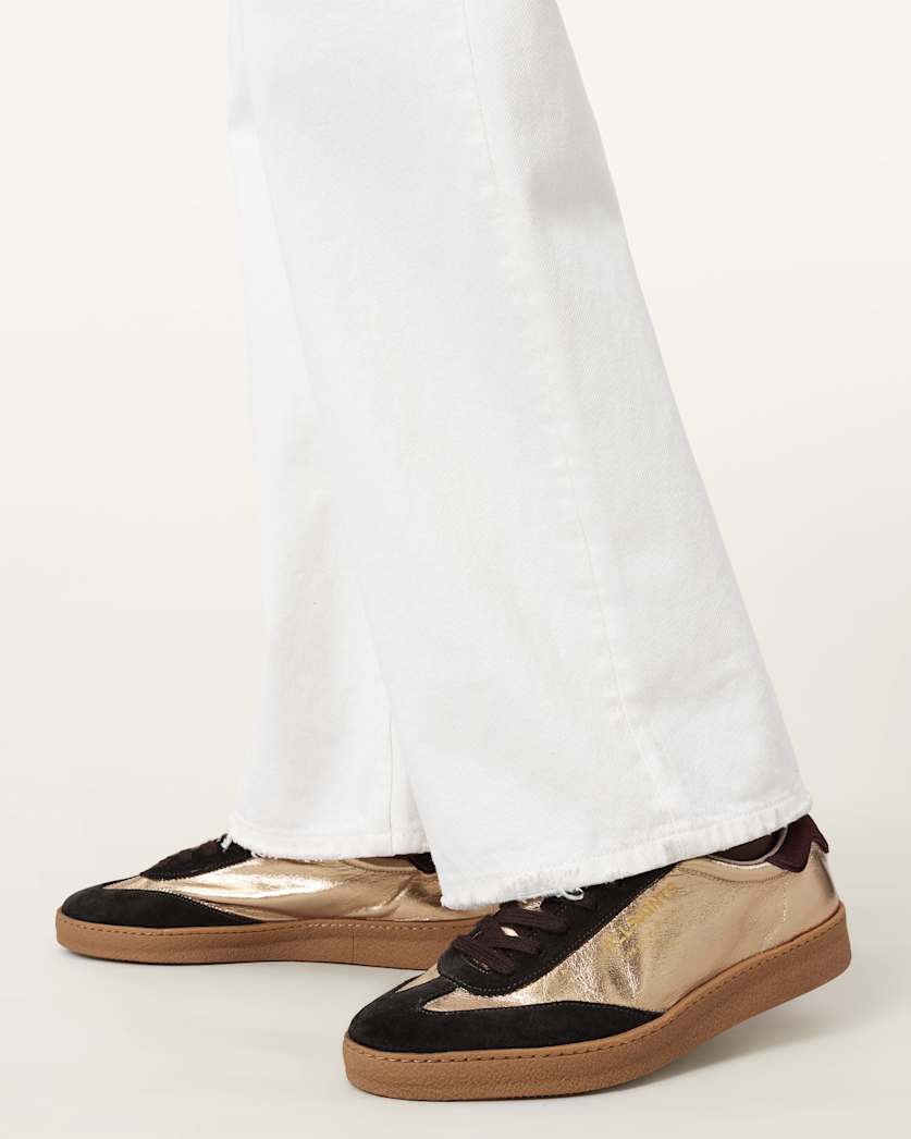 Thelma Metallic Low Top Trainers