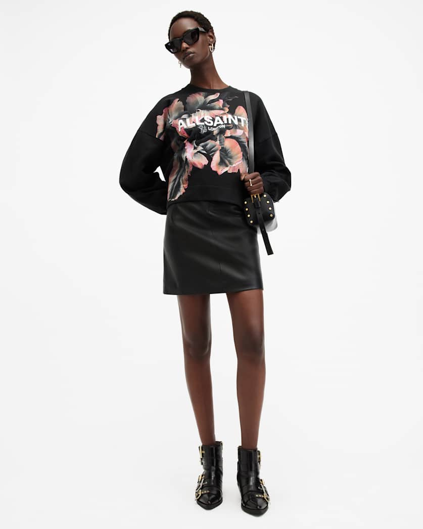 Fleurir Lila Oversized Sweatshirt