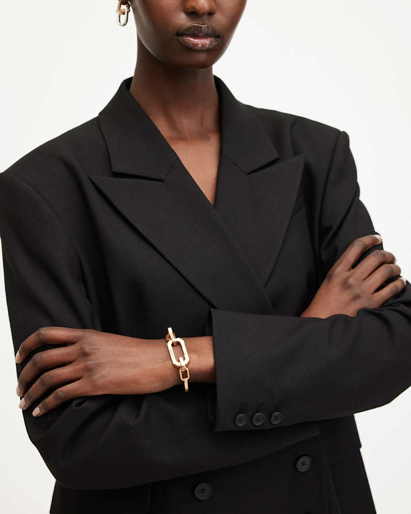 Heidi Carabiner Link Cuff Bracelet