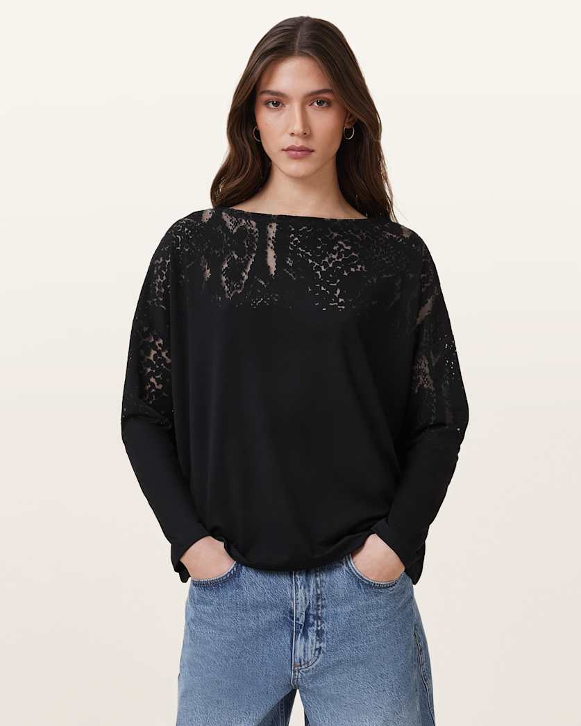 Rita Relaxed Fit Snake Print T-Shirt
