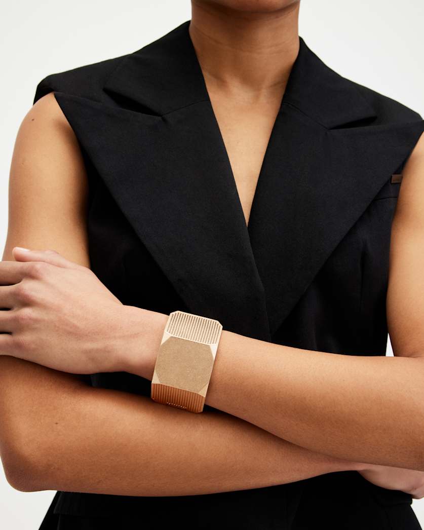 Alex Hexagon Hinge Bangle