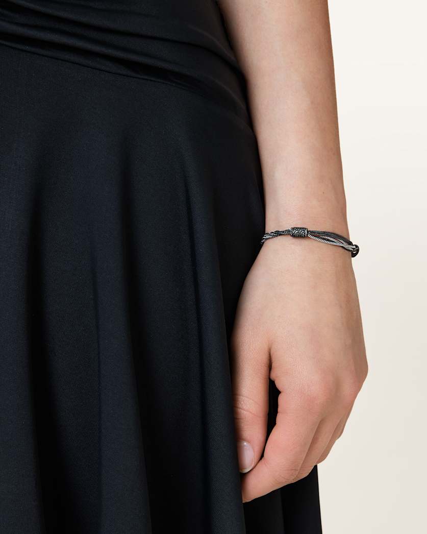 Fleur Two Tone Multi-Chain Bracelet