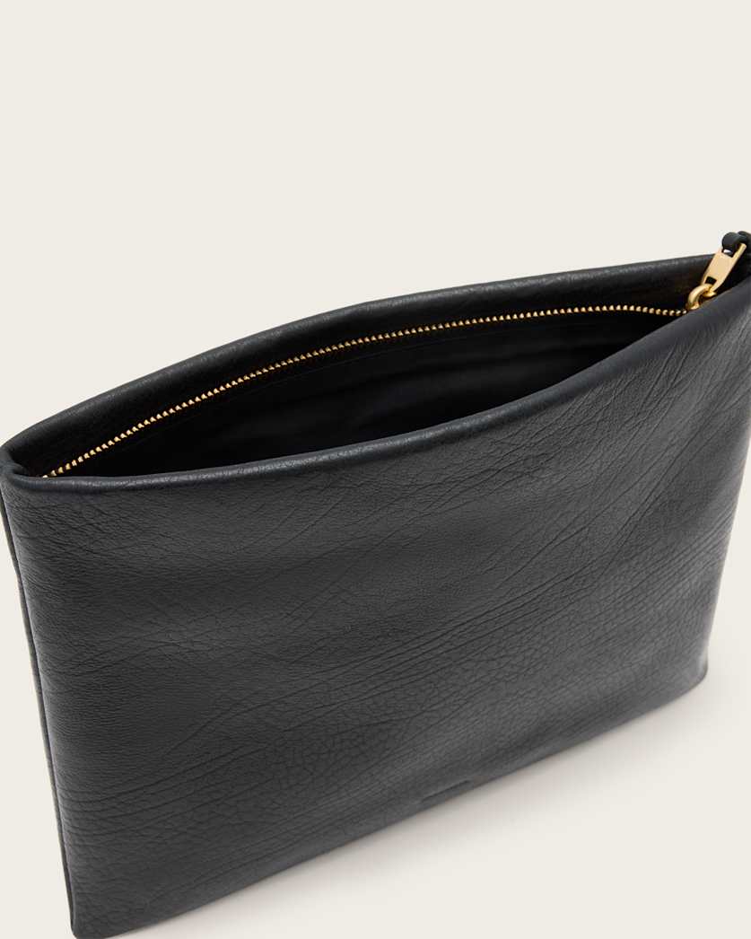 Bettina Leather Clutch Bag