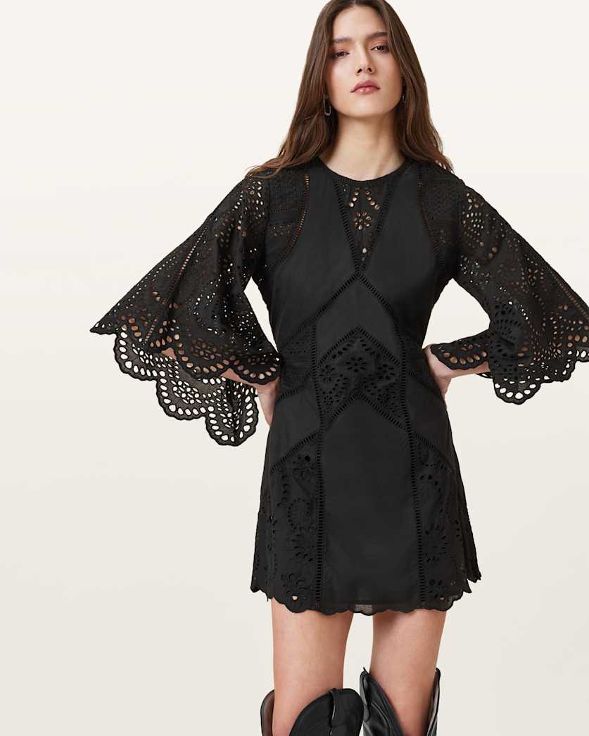 Luci Broderie Mini Dress