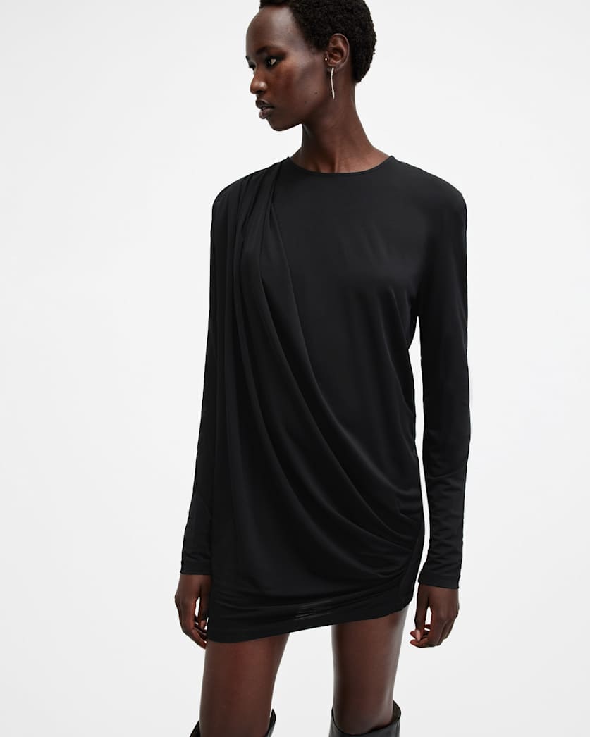 Devin Draped Mini Dress