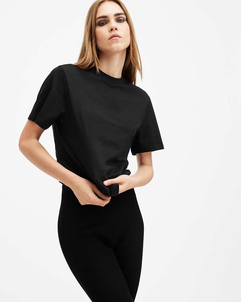 Holli Drawcord Crew Neck T-Shirt
