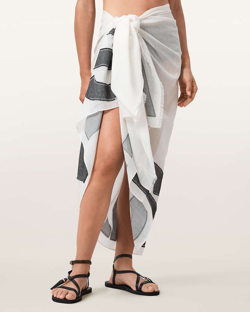Underground Print Logo Pareo Scarf