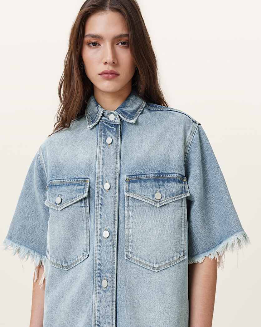 Faye Denim Mini Dress