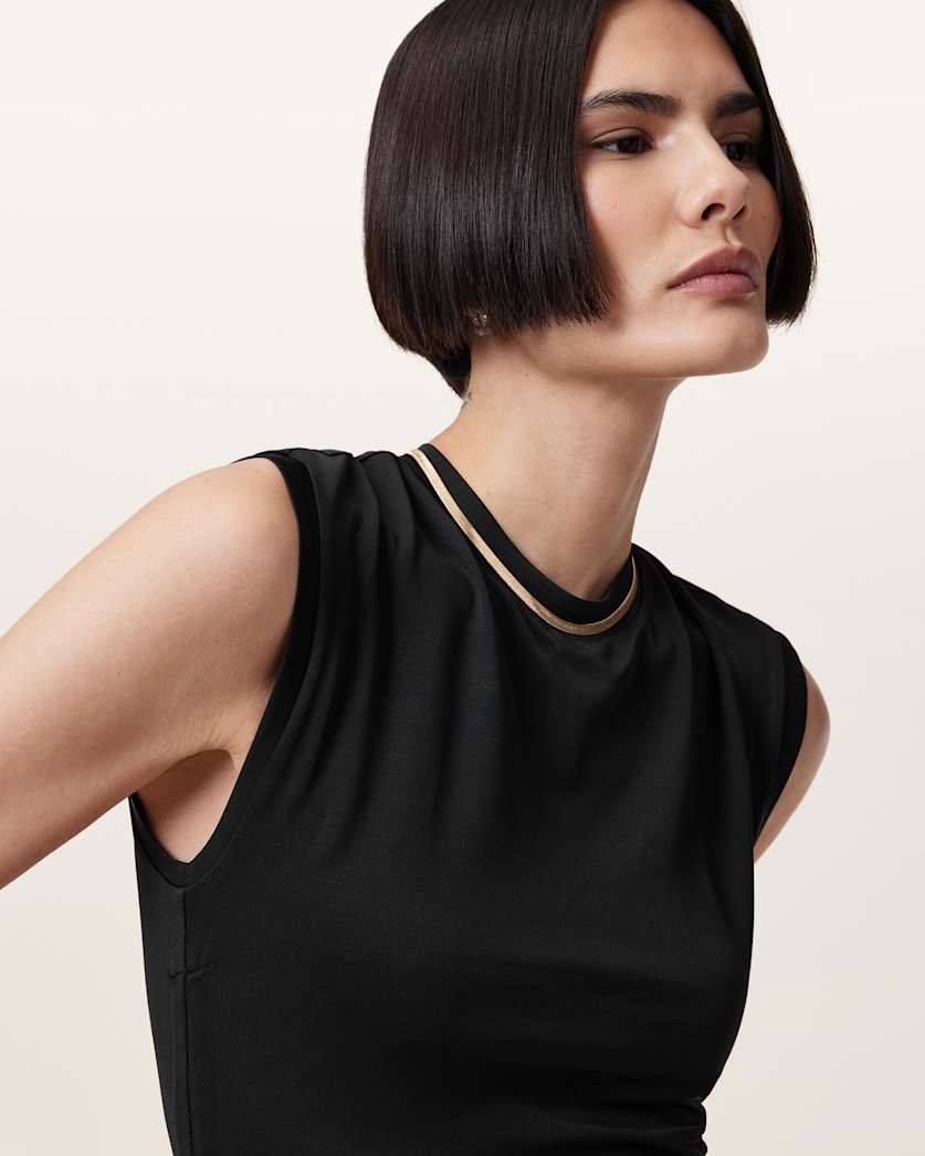 Sonny Drawcord Side Mini Dress