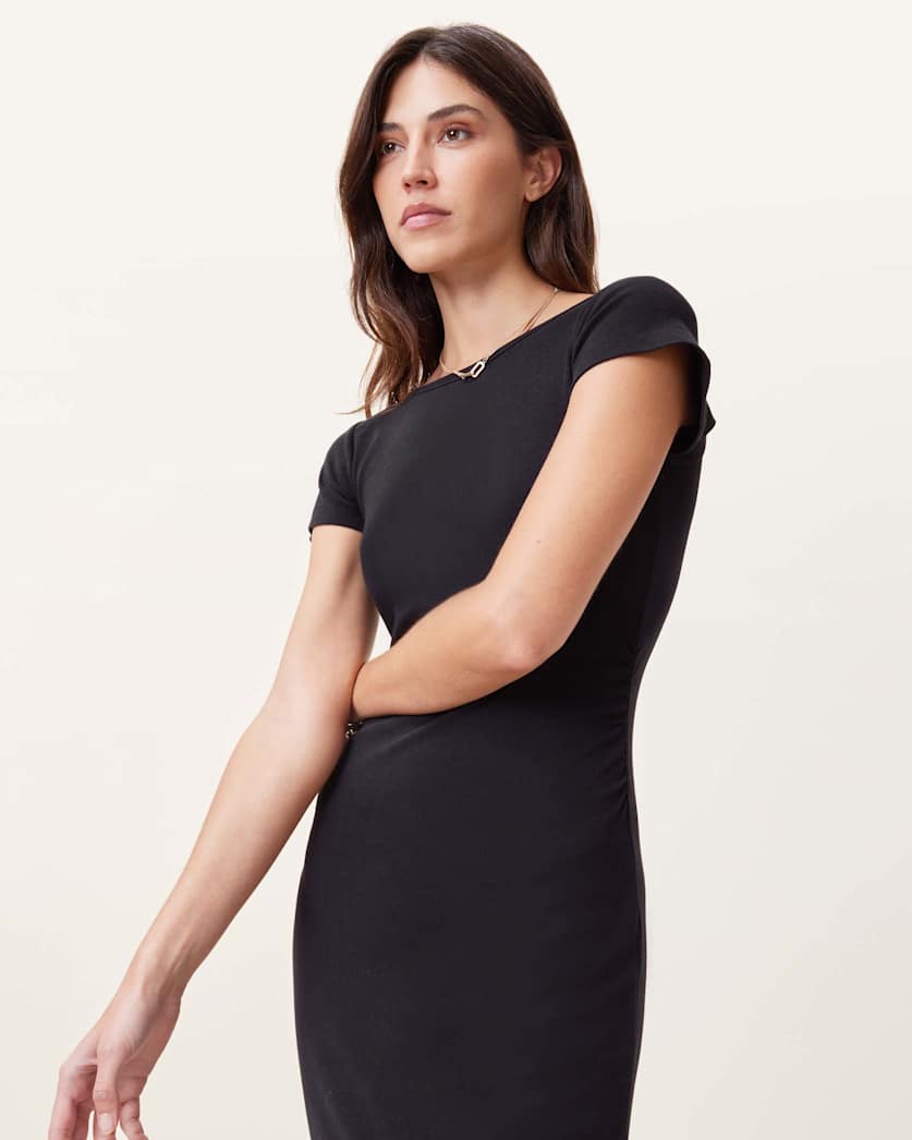 Katarina Short Sleeve Slim Fit Maxi Dress