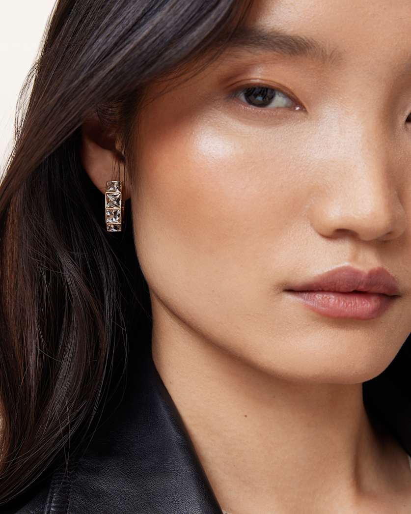 Nyx Crystal Hoop Earrings