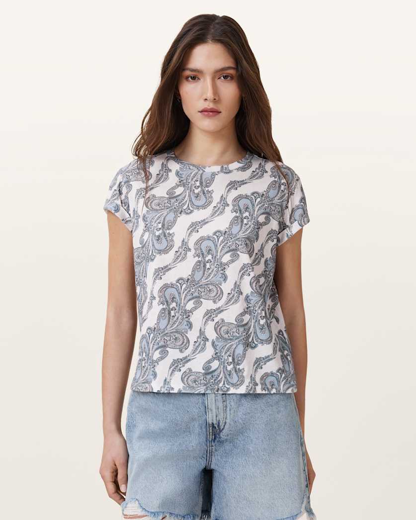 Anna Print Crew Neck T-Shirt