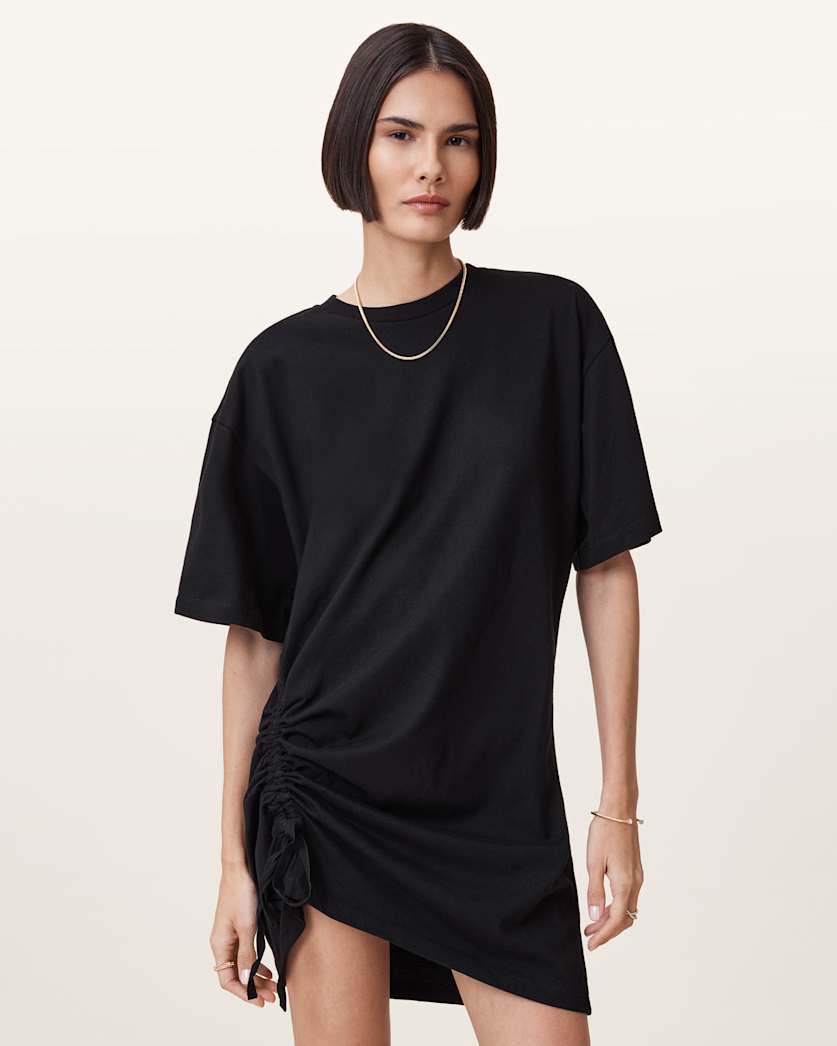 Naenia Drawcord Mini T-Shirt Dress