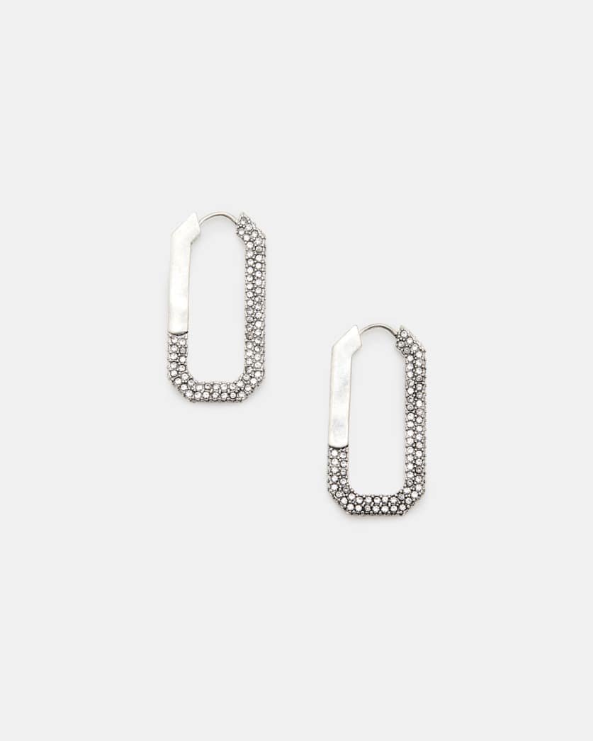 Heidi Xtal Hoop Earrings