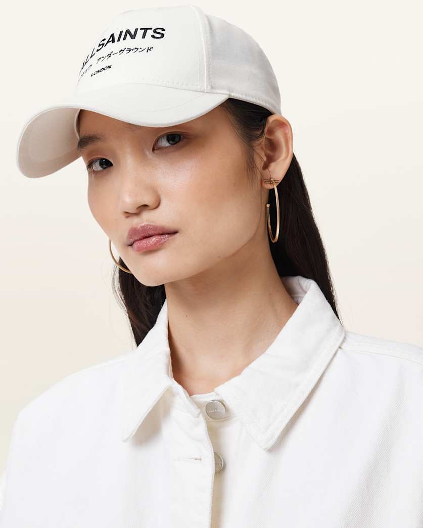 Underground Logo Print Baseball Cap