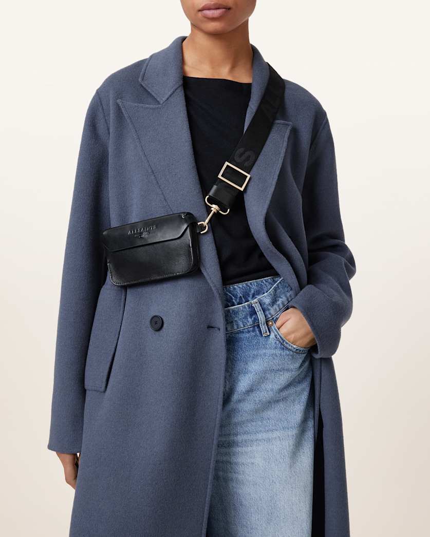 Zoe Adjustable Leather Crossbody Bag