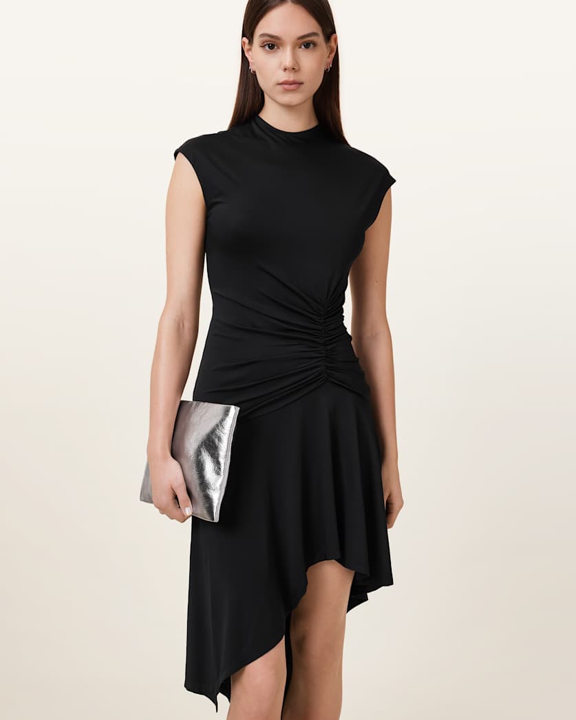 Bettina Leather Clutch Bag