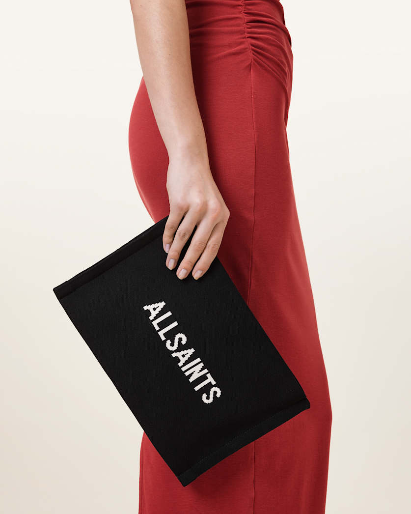 Izzy Logo Knitted Clutch
