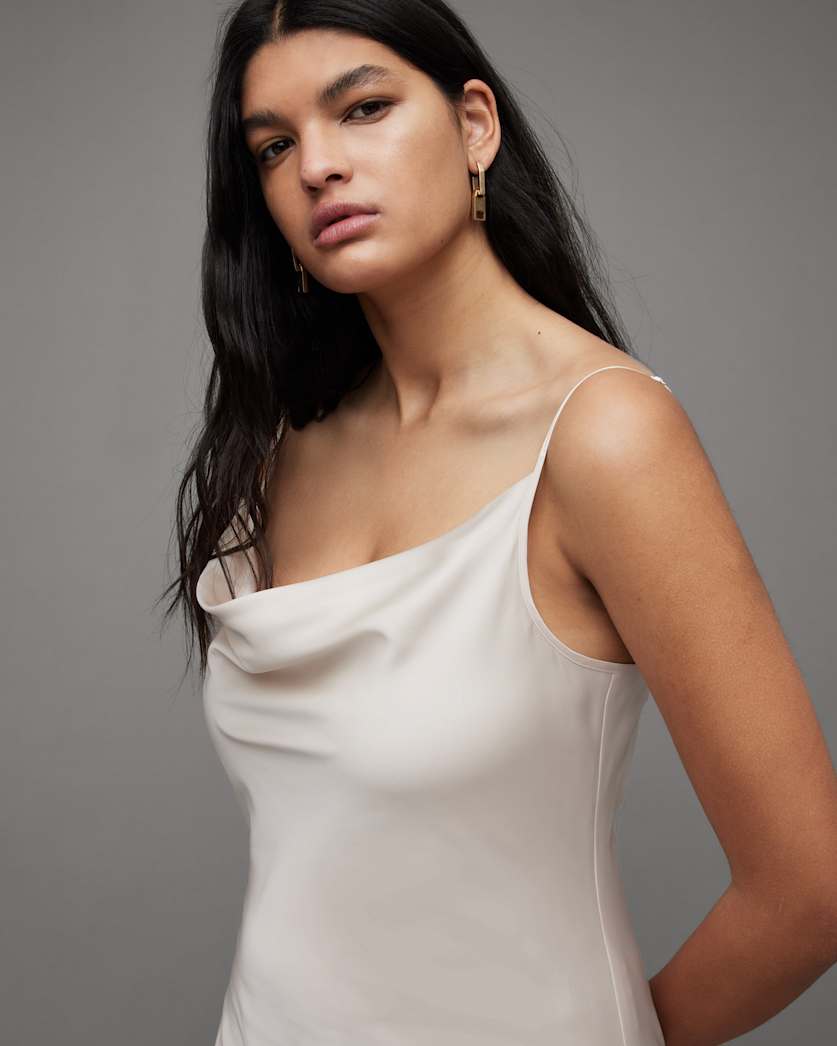 Hadley Cowl Neck Midi Slip Dress