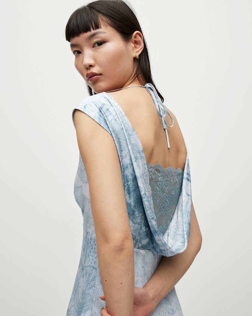 Karlina Estrella Silk Blend Maxi Dress