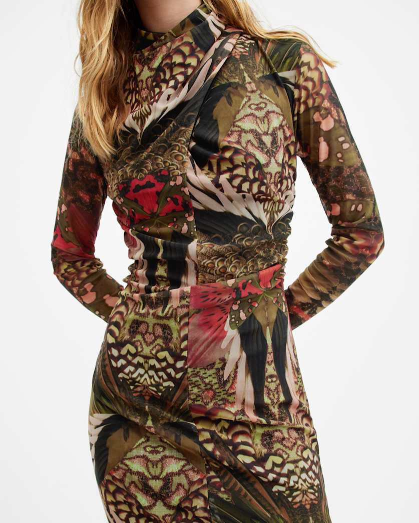 Tia Mesh Gene Dress