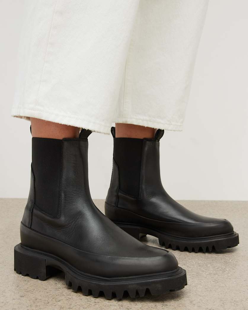 Harlee Chunky Leather Boots