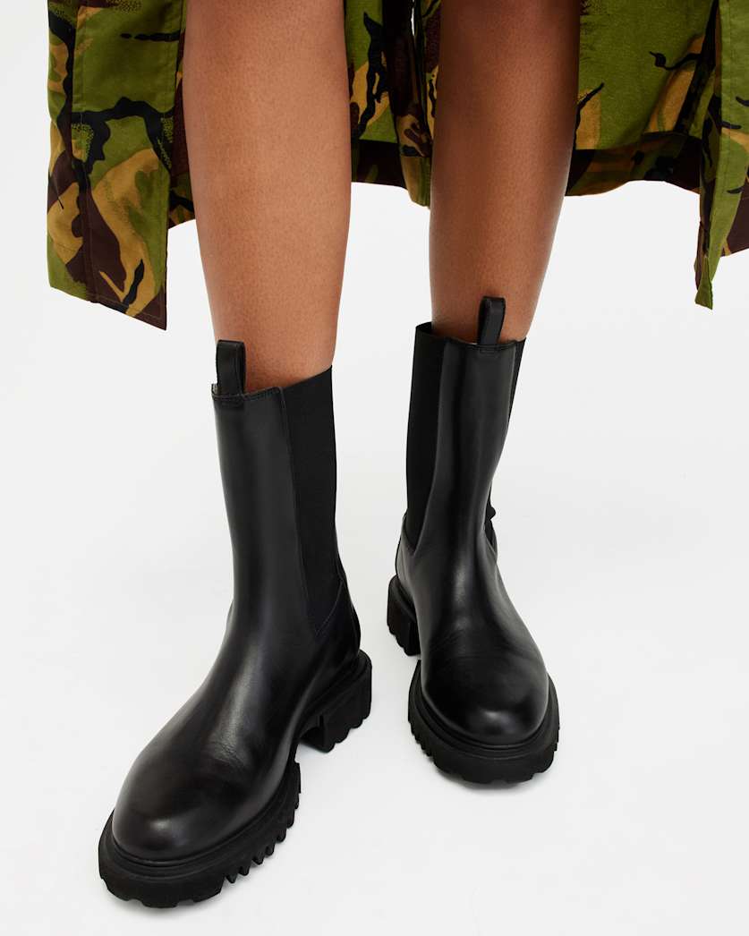 Hallie Leather Boots