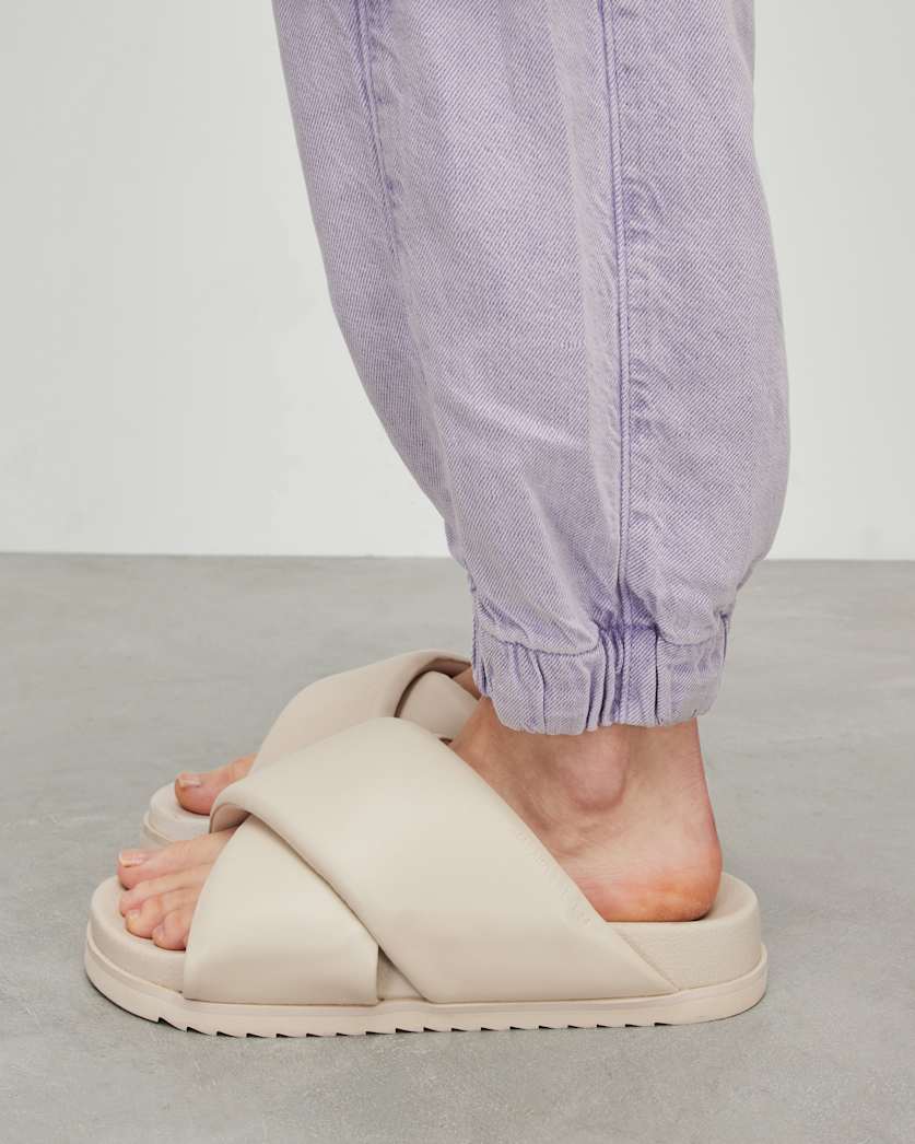 Saki Crossover Leather Sandals