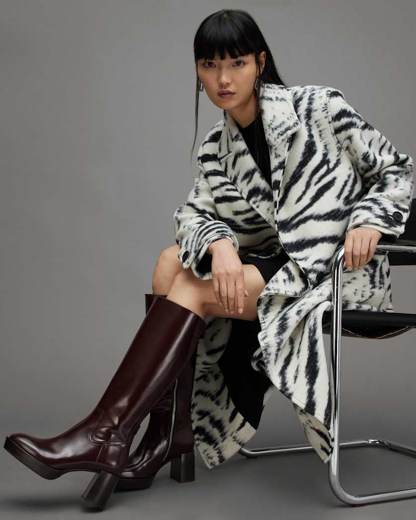 Pip Knee High Leather Boots