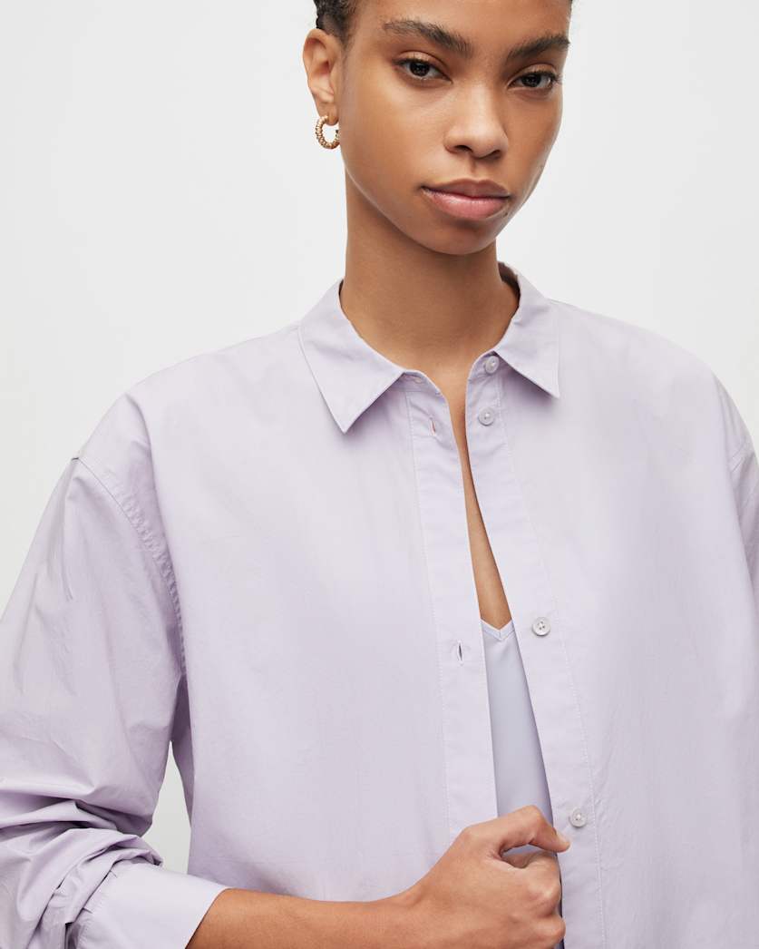 Sasha Oversized Split Hem Shirt