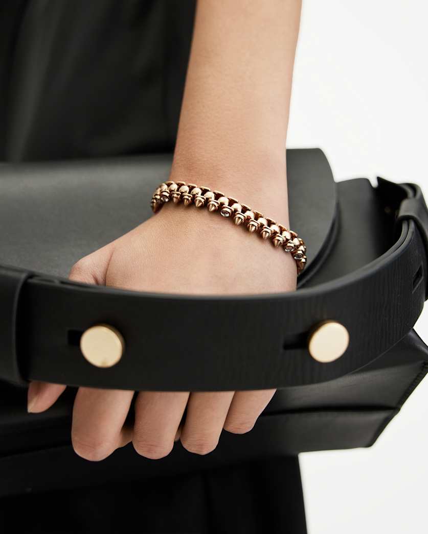 Bobbie Box Chain Studded Bracelet