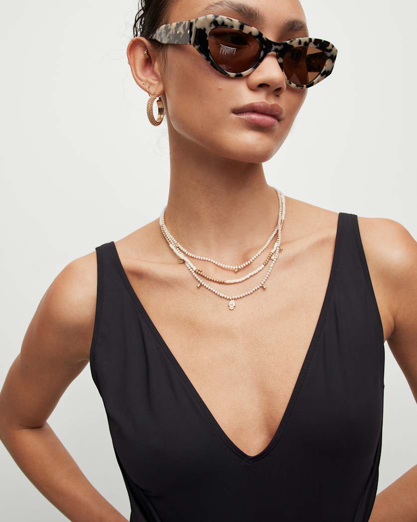 Georgia V-Neck Twisted Waist Swimsuit