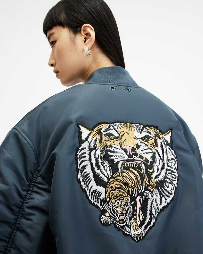 Scout Oversized Tiger Bomber Jacket
