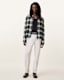 Ellis Checked Embroidered Zip Up Jacket