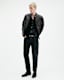 Jade Tab Collar Leather Jacket