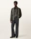 Halton Funnel Collar Leather Jacket