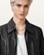 Nellcot Zip Up Leather Jacket