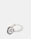 Sun Smirk Sterling Silver Hoop Earring